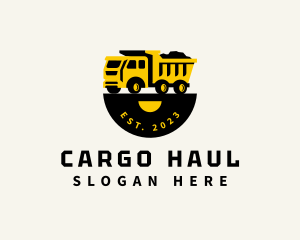 Dump Truck Contractor logo design