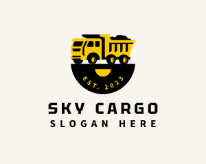 Dump Truck Contractor logo design