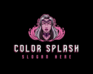 Mermaid Siren Gaming Cosplay logo design