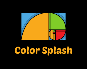 Colorful Golden Spiral logo design