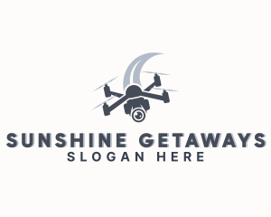 Surveillance Camera Drone Logo