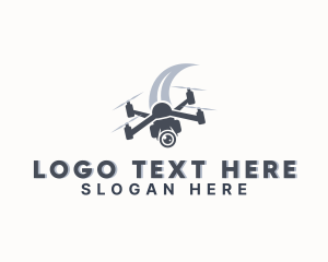 Surveillance Camera Drone Logo