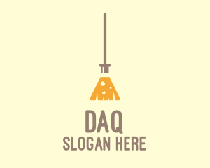Laboratory Flask Broom Logo