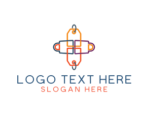 Online Order - Price Tag Shopping Bag logo design