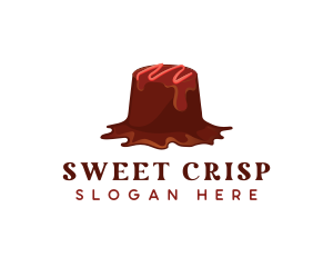 Sweet Chocolate Dessert logo design