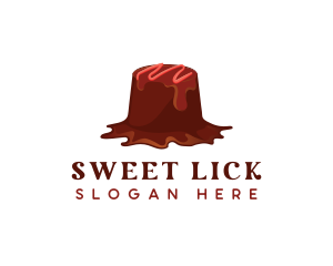 Sweet Chocolate Dessert logo design