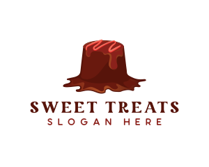 Sweet Chocolate Dessert logo design