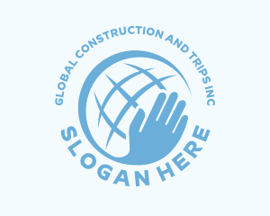 Hand Global Volunteer logo design