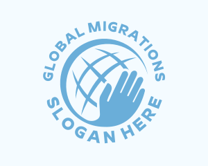 Hand Global Volunteer logo design