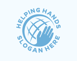 Hand Global Volunteer logo design