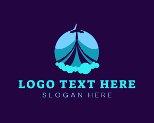 Logistics - Jet Plane Flight Aviation logo design