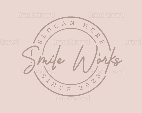 Feminine Cursive Business Logo