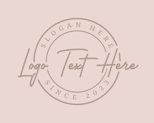 Feminine Cursive Business Logo