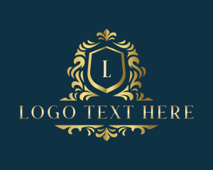 Vintage - Luxury Royalty Shield logo design