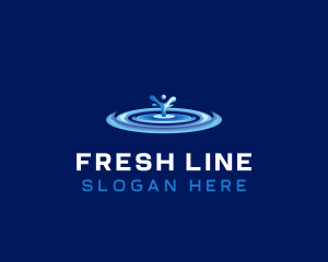 Fresh Alpine Droplet logo design