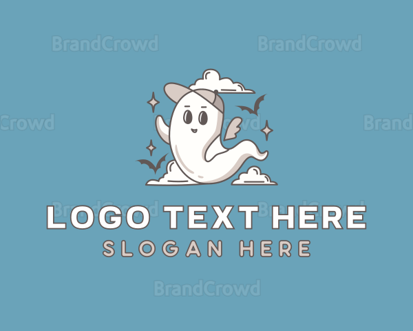 Halloween Ghost Spirit Logo