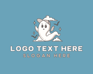 Creepy - Halloween Ghost Spirit logo design