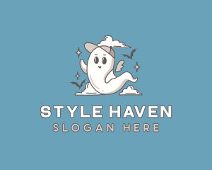 Halloween Ghost Spirit Logo