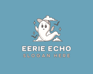 Halloween Ghost Spirit logo design