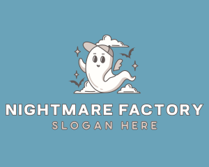 Halloween Ghost Spirit logo design