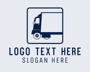Van - Transport Logistics Truck logo design