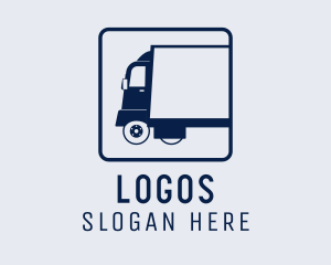 Movers - Transport Logistics Truck logo design