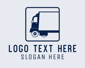 Transport Logistics Truck Logo