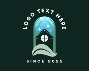 Lawn - Flower Tree Leaf House logo design