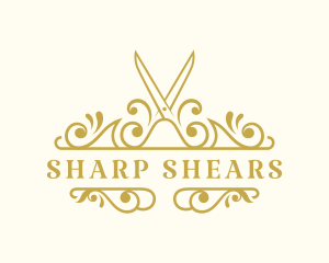 Stylist Shears Beautician logo design