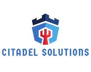 Citadel - Medieval Castle Security logo design