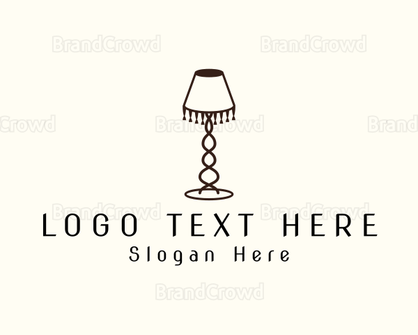 Retro Lamp Lighting Logo