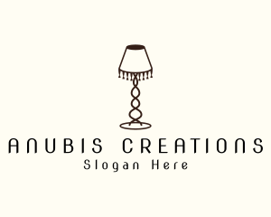 Retro Lamp Lighting logo design