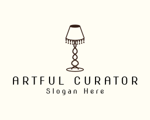 Retro Lamp Lighting logo design