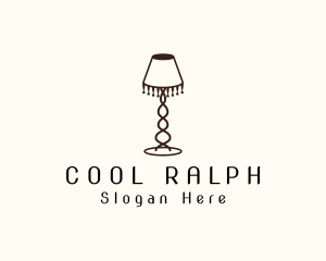 Retro Lamp Lighting logo design