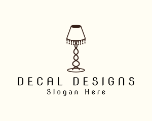 Retro Lamp Lighting logo design