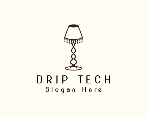 Retro Lamp Lighting logo design