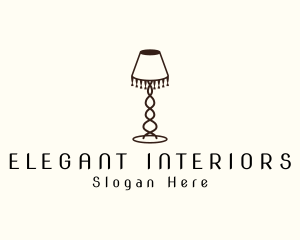 Retro Lamp Lighting logo design