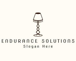 Retro Lamp Lighting logo design