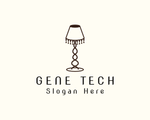 Retro Lamp Lighting logo design