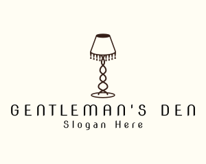 Retro Lamp Lighting logo design