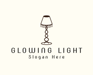 Lamp - Retro Lamp Lighting logo design