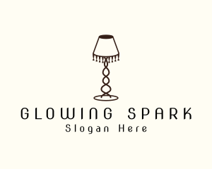 Retro Lamp Lighting logo design