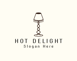 Retro Lamp Lighting logo design