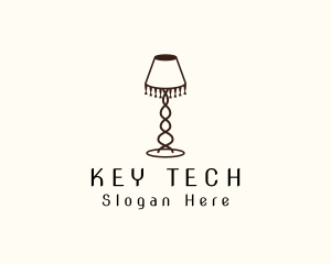 Retro Lamp Lighting logo design