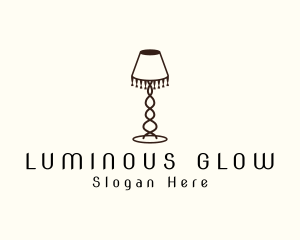 Illumination - Retro Lamp Lighting logo design