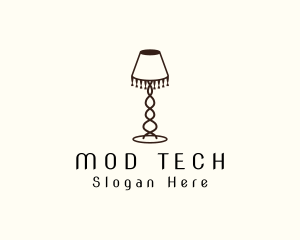 Retro Lamp Lighting logo design