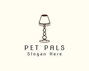 Retro Lamp Lighting logo design