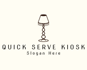 Retro Lamp Lighting logo design