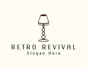 Retro - Retro Lamp Lighting logo design