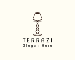 Retro Lamp Lighting logo design